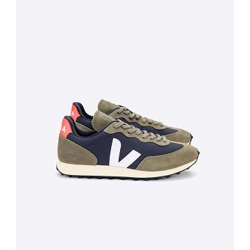 Women's Veja RIO BRANCO ALVEOMESH Running Shoes Olive | ZA 422UZG